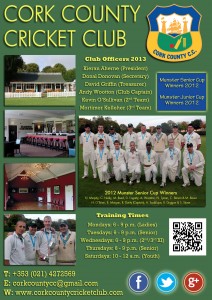 Cork County Cricket Club Information 2013