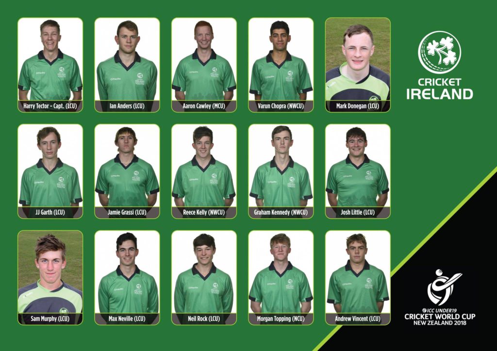 Ireland U19 World Cup Squad Announced