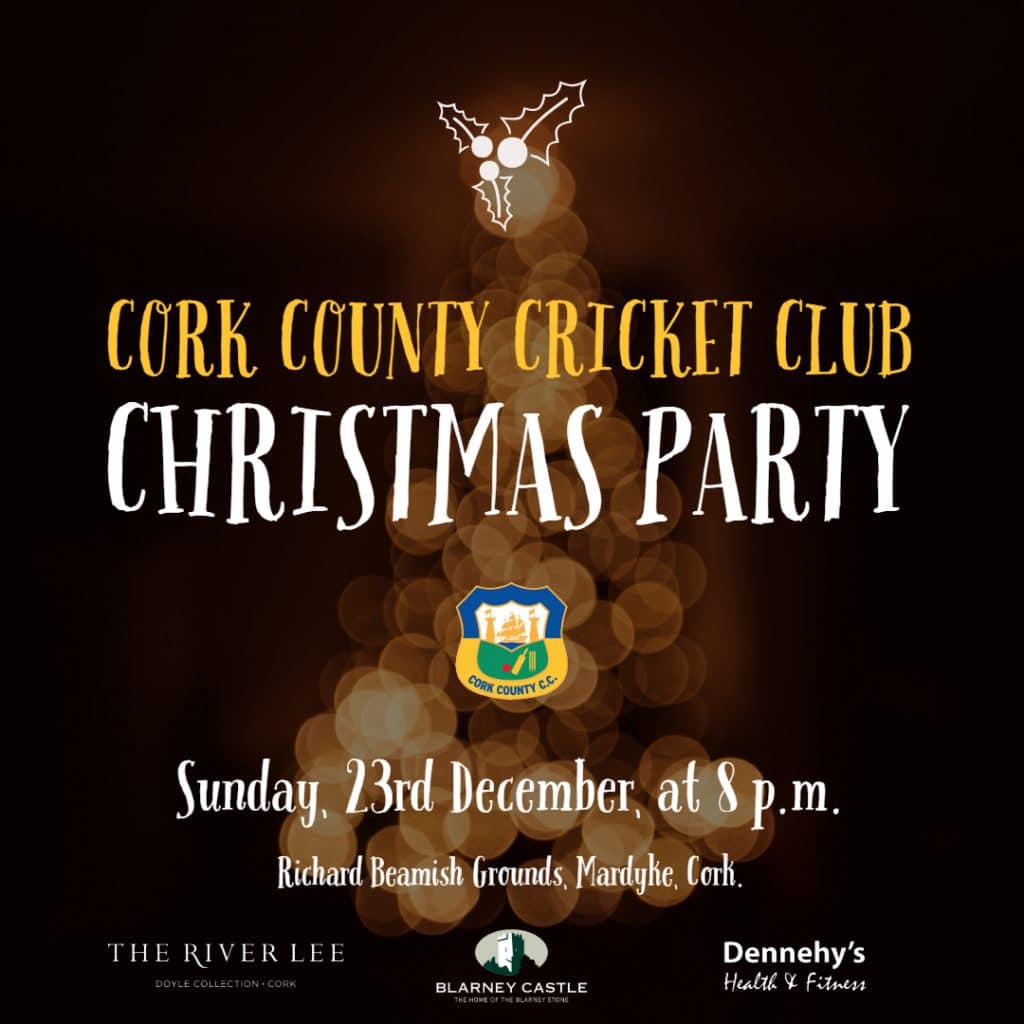 Cork County Cricket Club - Christmas Party 2018