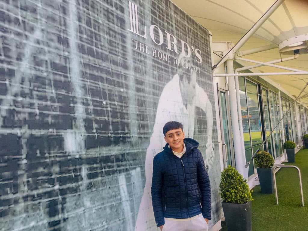 Eshan O'Sullivan at Lord's